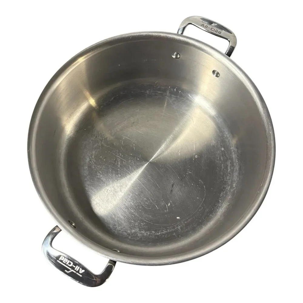 All Clad Stainless Steel Stock Pots Set of 2 - NO LIDS